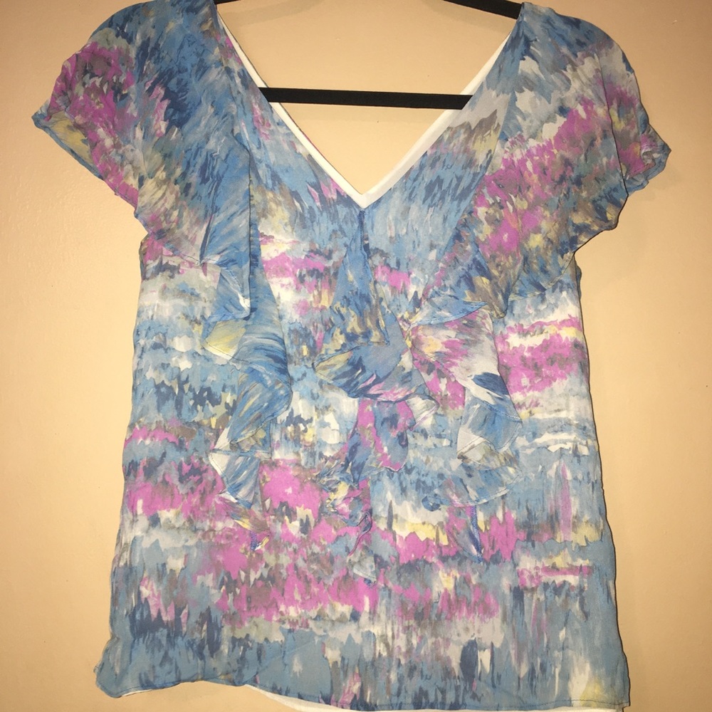 🌸3 for $12🌸 Banana Republic Ruffled Blouse